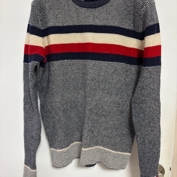 타미힐피거 남성 울 니트