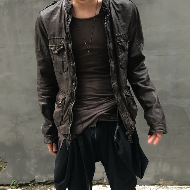 조르지오 브라토 아티잔 레더 자켓