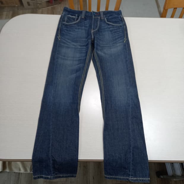 30 리바이스 워싱 약부츠컷 진청 30-228