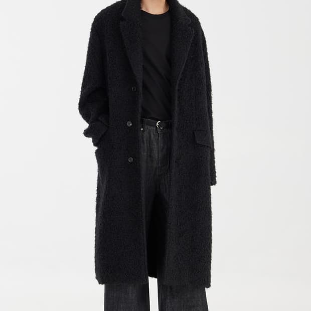 23FW youth 체스터필드 부클 코트 S (100-105)