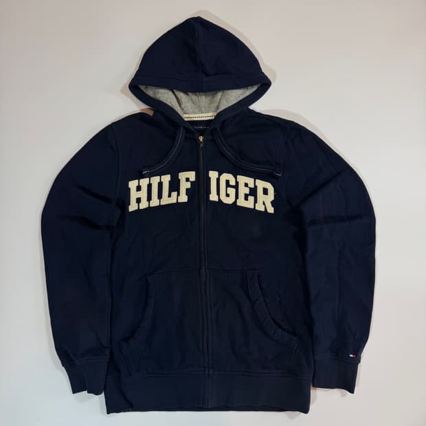 타미힐피거 네이비 후드집업
