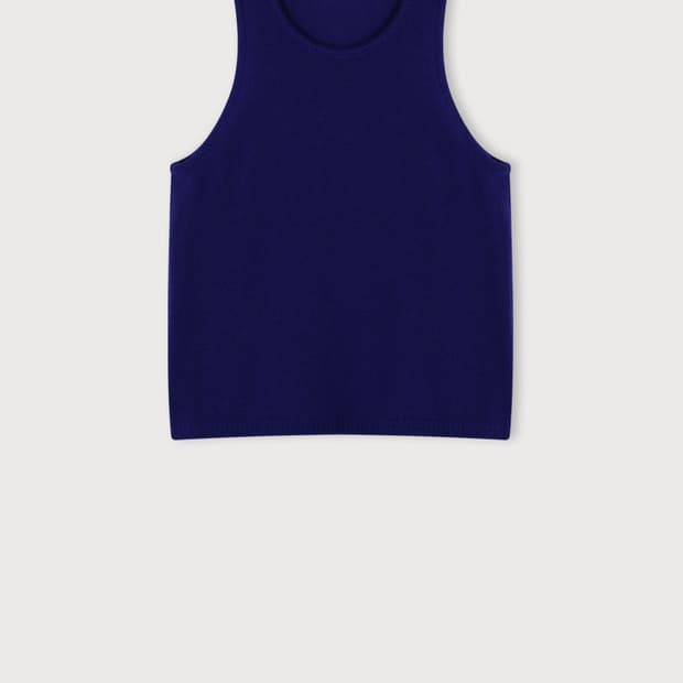 새) 에토스 레이어드 슬리브리스 블루