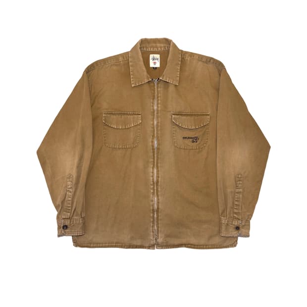 90‘s 올드 스투시 베어 집업 자켓