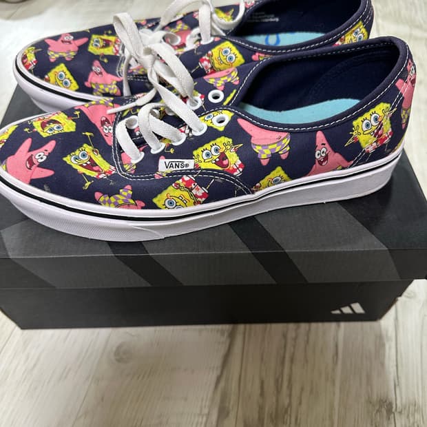 반스 스폰지밥 콜라보 스니커즈