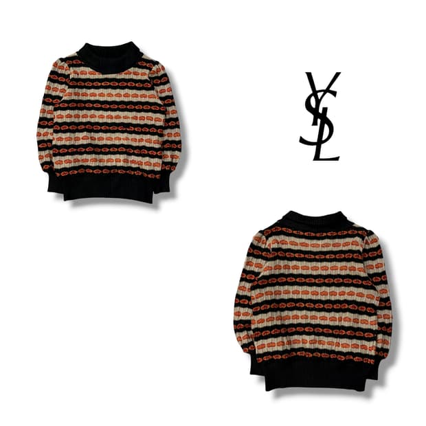  입생로랑 에스닉 터틀넥 니트 y14003