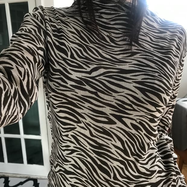 vintage pattern mash top