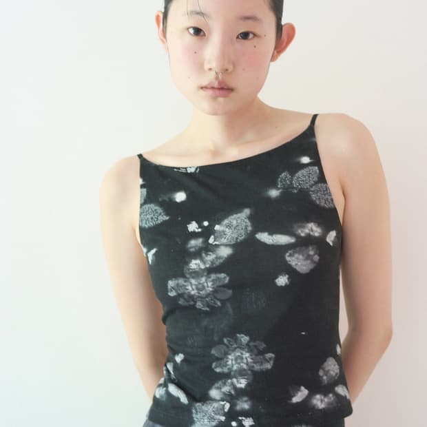 Cosmos dyed backless top