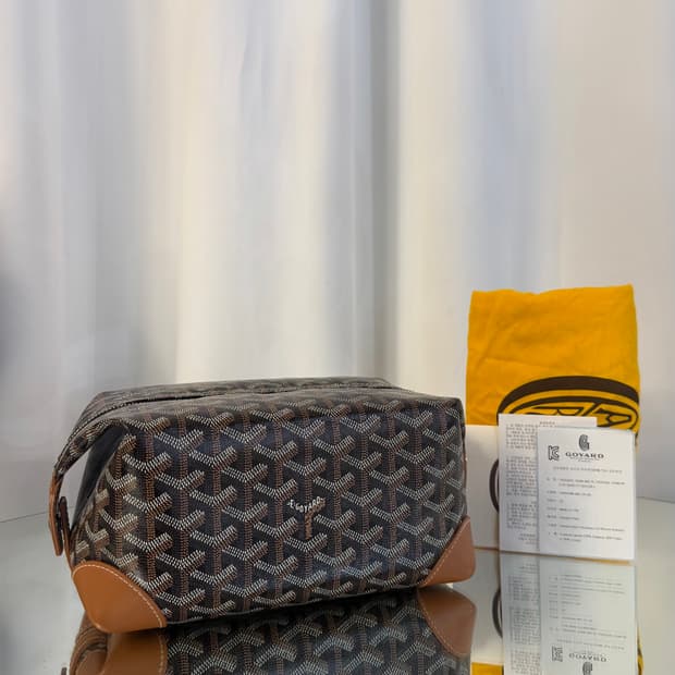 고야드 보잉 25 토일렛 백 블랙 탄