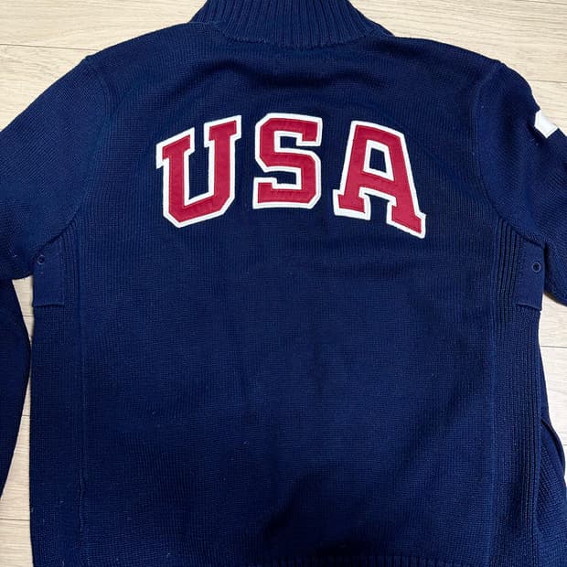 폴로 usa 성조기 투웨이 니트집업 95