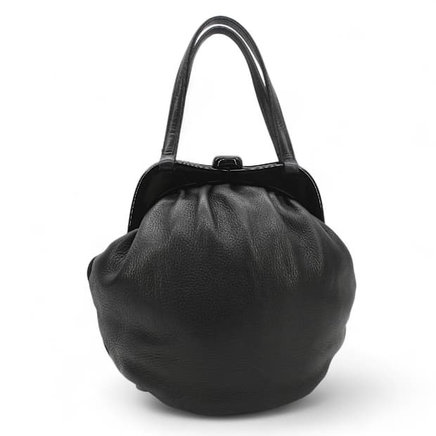 미키아모 레더 키스락 숄더백 꼼데가르송 스타일