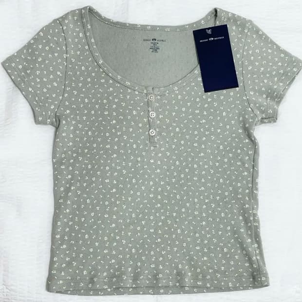 브랜디멜빌 젤리탑 brandy melville floral top