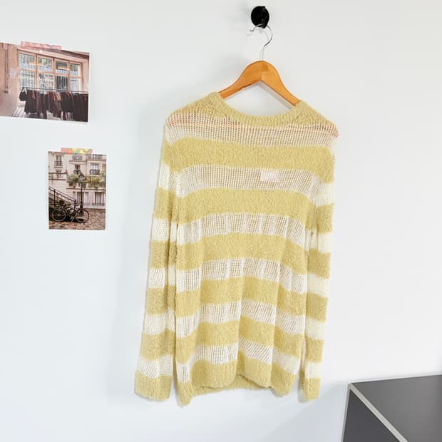 [FREE] 더오픈프로덕트 스트라이프 니트