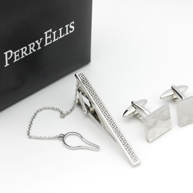 페리엘리스 5.9cm A+,A등급 남자 명품 넥타이핀 커프스 세트