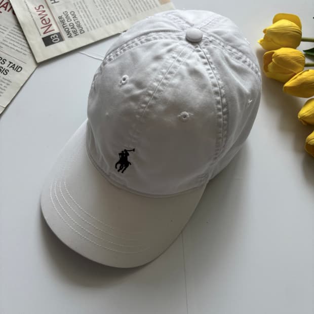 Polo 폴로랄프로렌 골프 화이트 볼캡