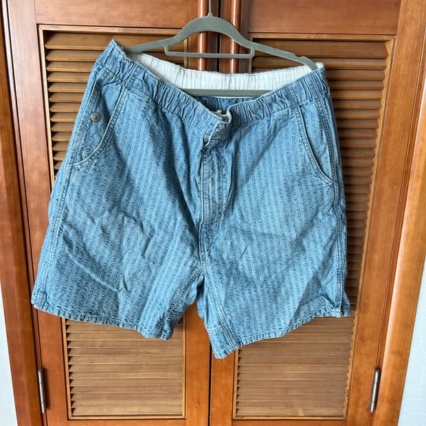 Levis 스트라이프 밴딩 데님 반바지 