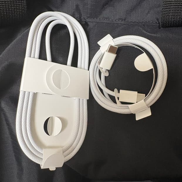 애플 정품 USB-C 충전 케이블 2개