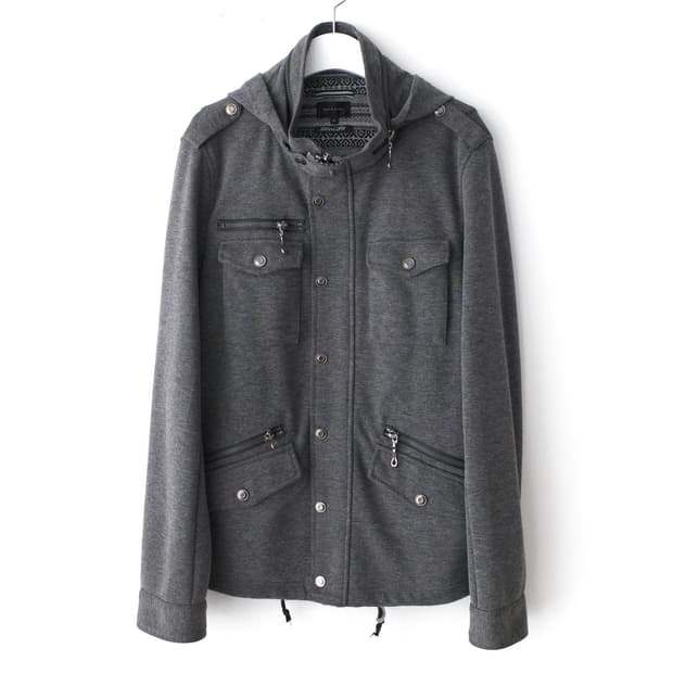 male&co) snap hood jacket 