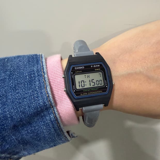 카시오 사우나 워치 CASIO F-84W SAUNA WATCH