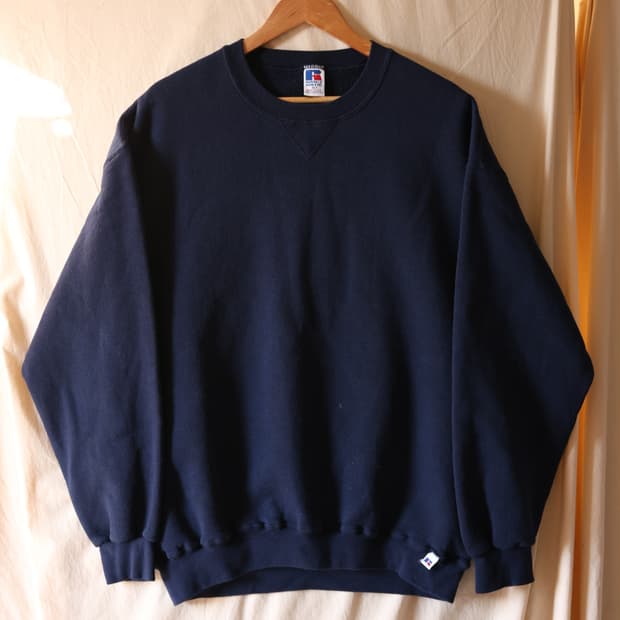 러셀 90s 맨투맨 스웻셔츠 네이비 XL

