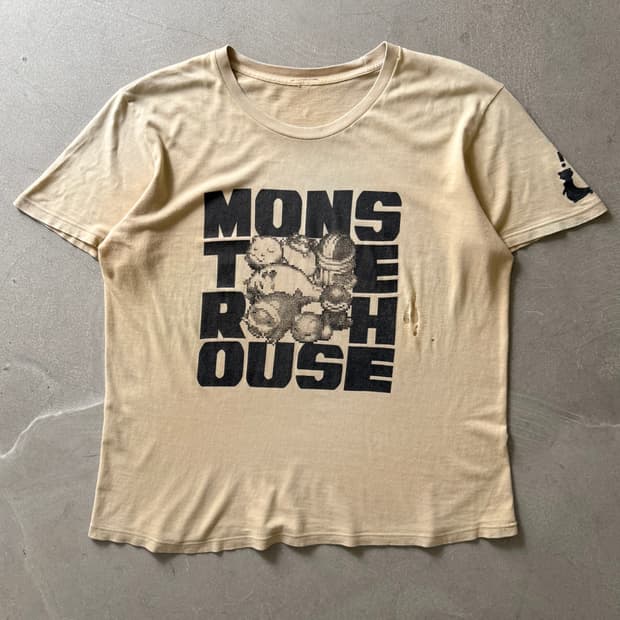 Vintage Faded Monster House Tee