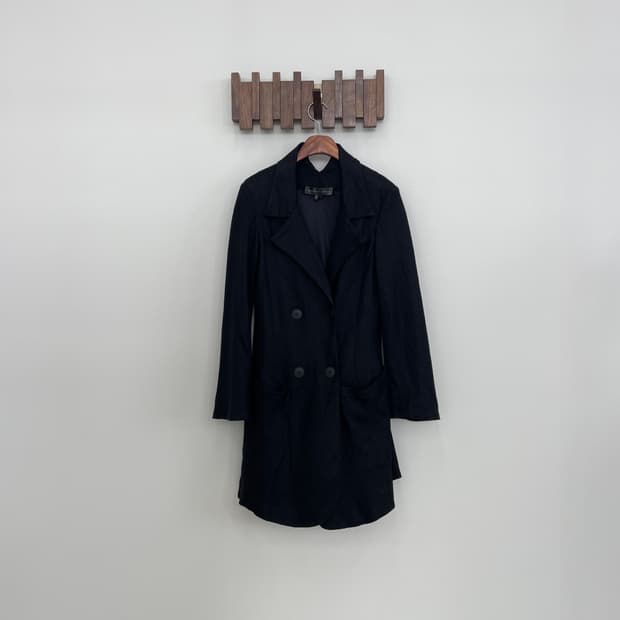 띠어리 데스킨스 린넨 코트