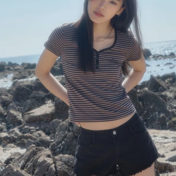 SOLID BLACK SHORT PANTS s사이즈