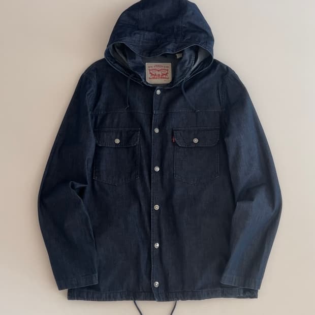 리바이스 데님 후드 자켓 L