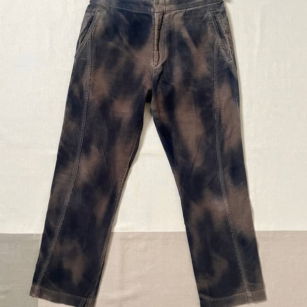 꼼데가르송 옴므플러스 03aw 커브기 코듀로이 오버다잉 팬츠