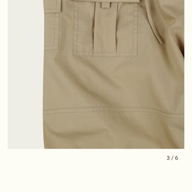 리본빛 ribbonbit Nomad Cargo Pants - Beige