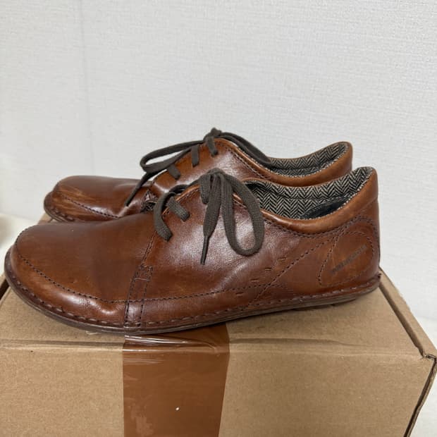 Patagonia Loulu Walnut leather shoes
