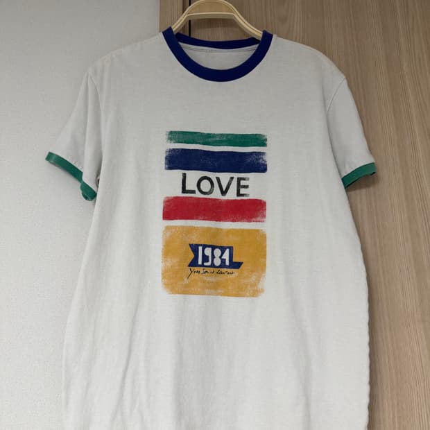 Yves Saint Laurent LOVE 1984 링거 티셔츠 🌈