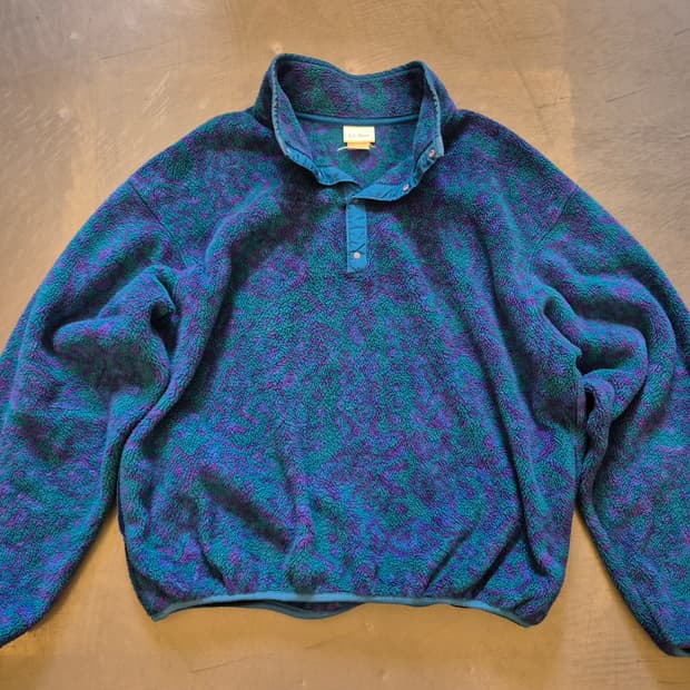 90s L.L BEAN 풀오버 플리스