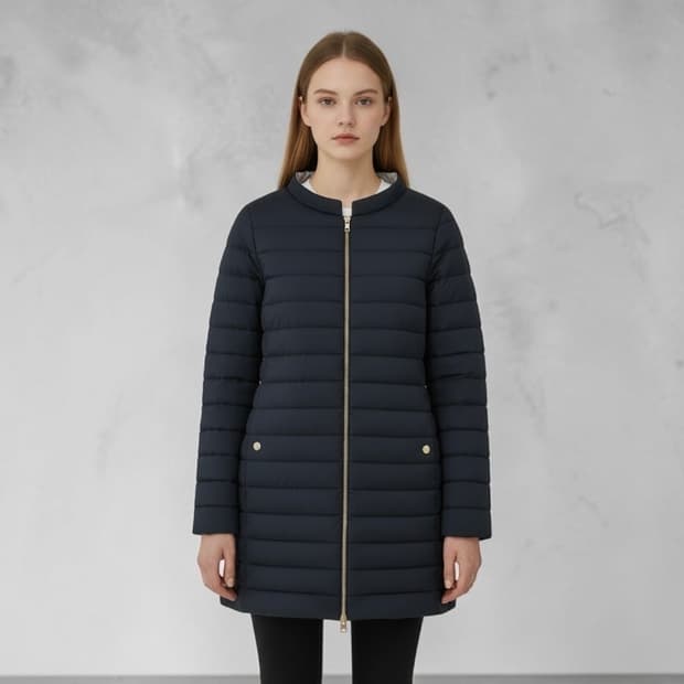 에르노 리버시블 구스다운 경량 패딩자켓