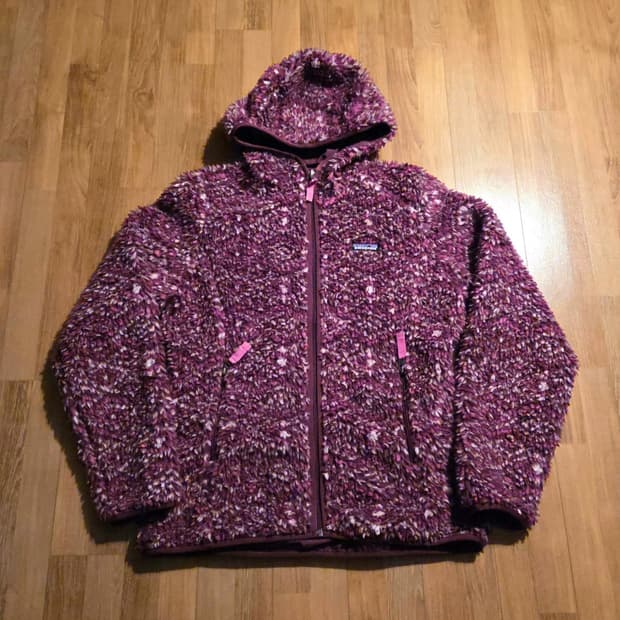 (L)파타고니아 W 퍼플 후디 신칠라 플리스