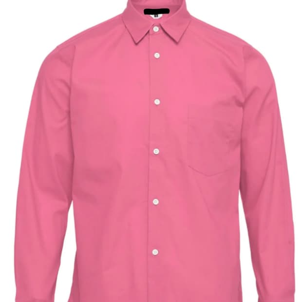 comme des garcons homme duex pink shirt
