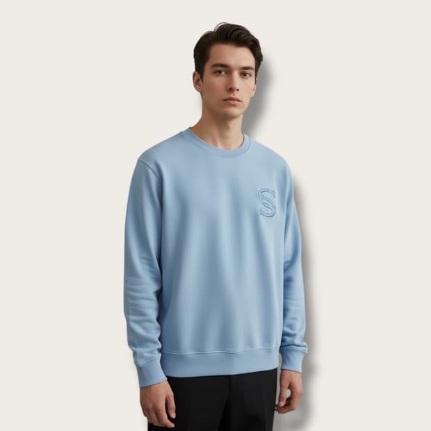 XL/ 산드로 자수로고 22FW 맨투맨