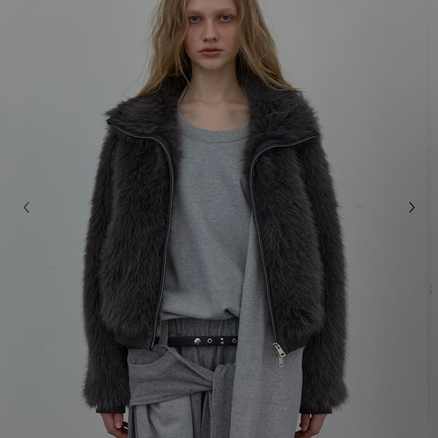 lcdc 퍼자켓 그레이