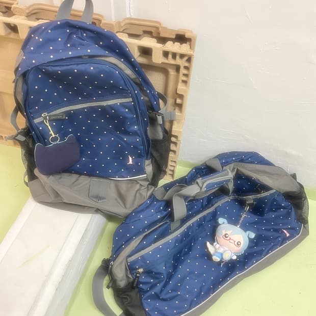 네이비 도트 가방세트 🌀