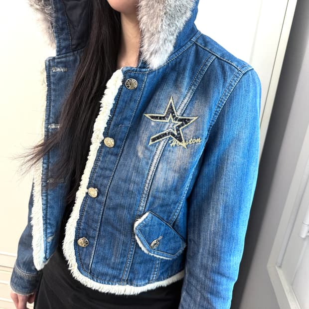 MLB 빈티지 데님자켓