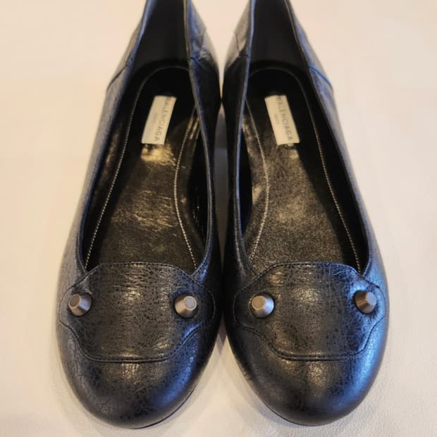 발렌시아가 시티 발레리나 플랫