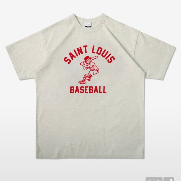 아웃스탠딩 ATH TEE(SAINT BASEBALL)_1%OATMEAL