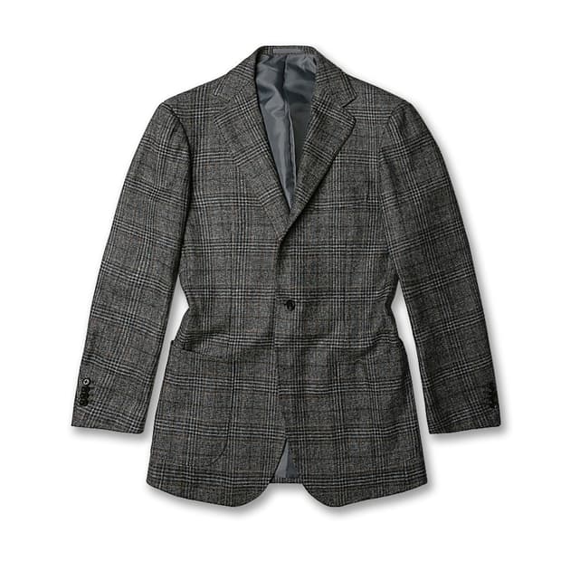 라마르쉐 [Lamarche] 라니피시오 링자켓 메이드 클래식 체크 자켓