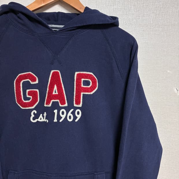 빈티지 갭 후드티 네이비 M