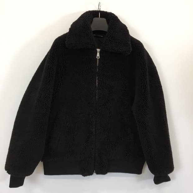 자라 에코 시어링 쇼트점퍼 L