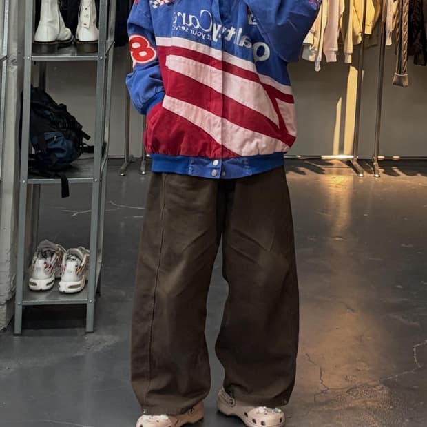 HASE 빈티지 90s 포드 레이싱 자켓 A2877