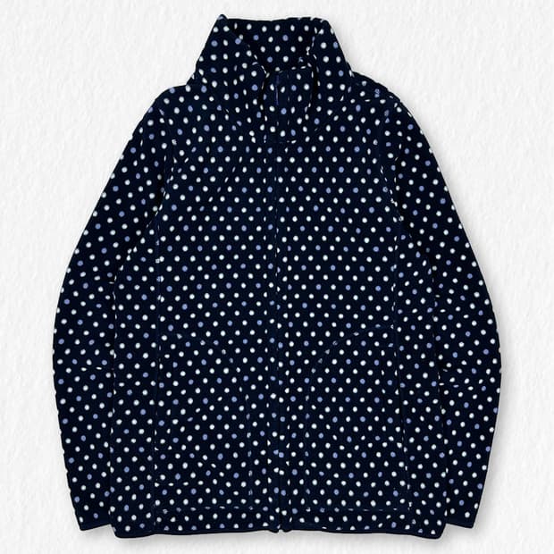 유니클로 도트 플리스 자켓