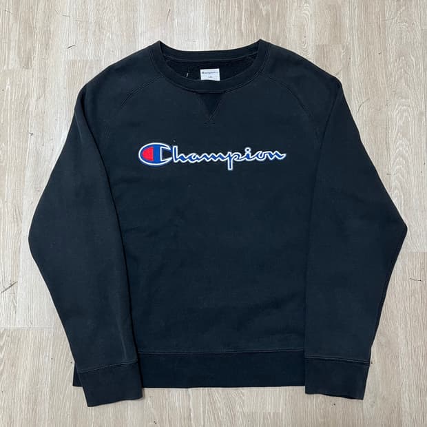 챔피온 Champion 레글런 스펠아웃 로고 기모 맨투맨 L(100)