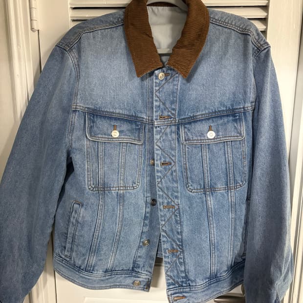 SUARE 디트로이드 트러커 데님 자켓