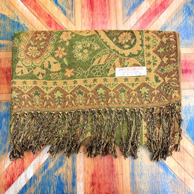 PASHMINA 파시미나 에스닉 페이즐리 머플러 스카프 숄 