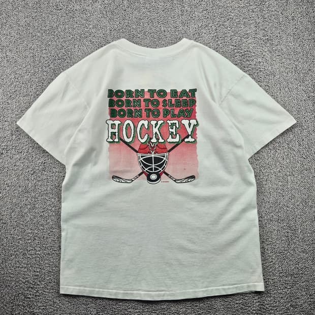 USA 콜리지웨어 싱글스티치 반팔 티셔츠 (L) / 11949